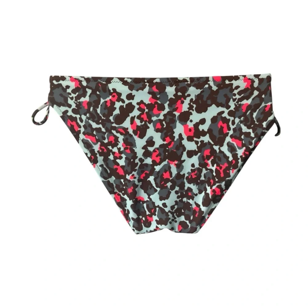 Victoria Secret Abstract Blue Print String Bikini Bottom‎ SZ S Women Sexy Beach